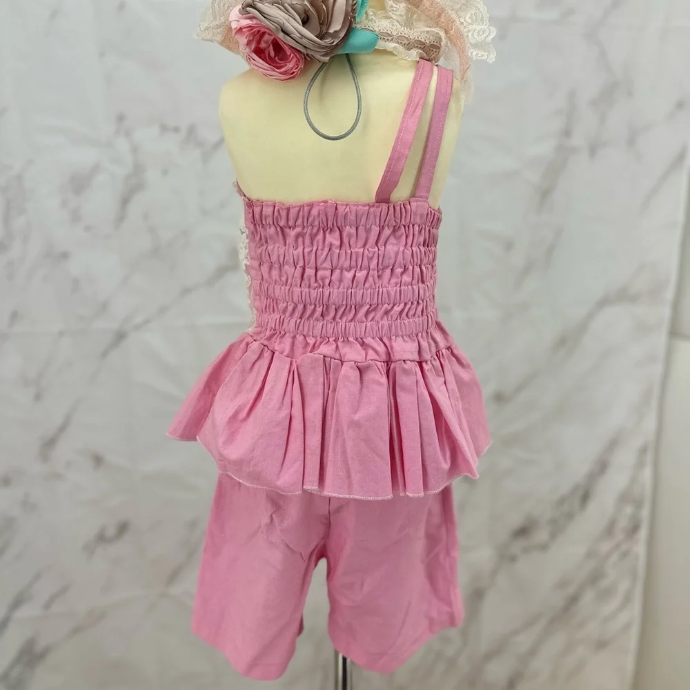 Girls pageant OOC Fun Fashion Casual‎ wear custom 3 pieces set size 6/8